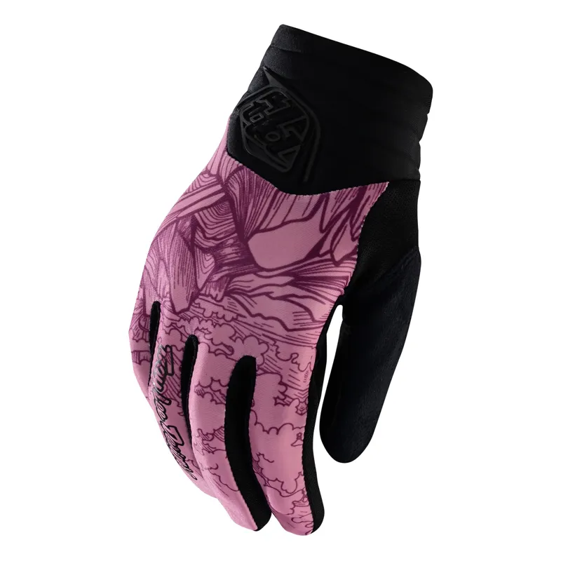 Troy Lee Designs Luxe Womens Micayla Gatto Gloves in Rosewood